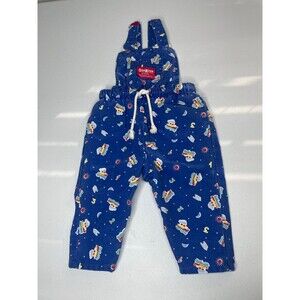 Vintage OshKosh B’gosh Baby Overalls 6–9M USA Made Y2K Print